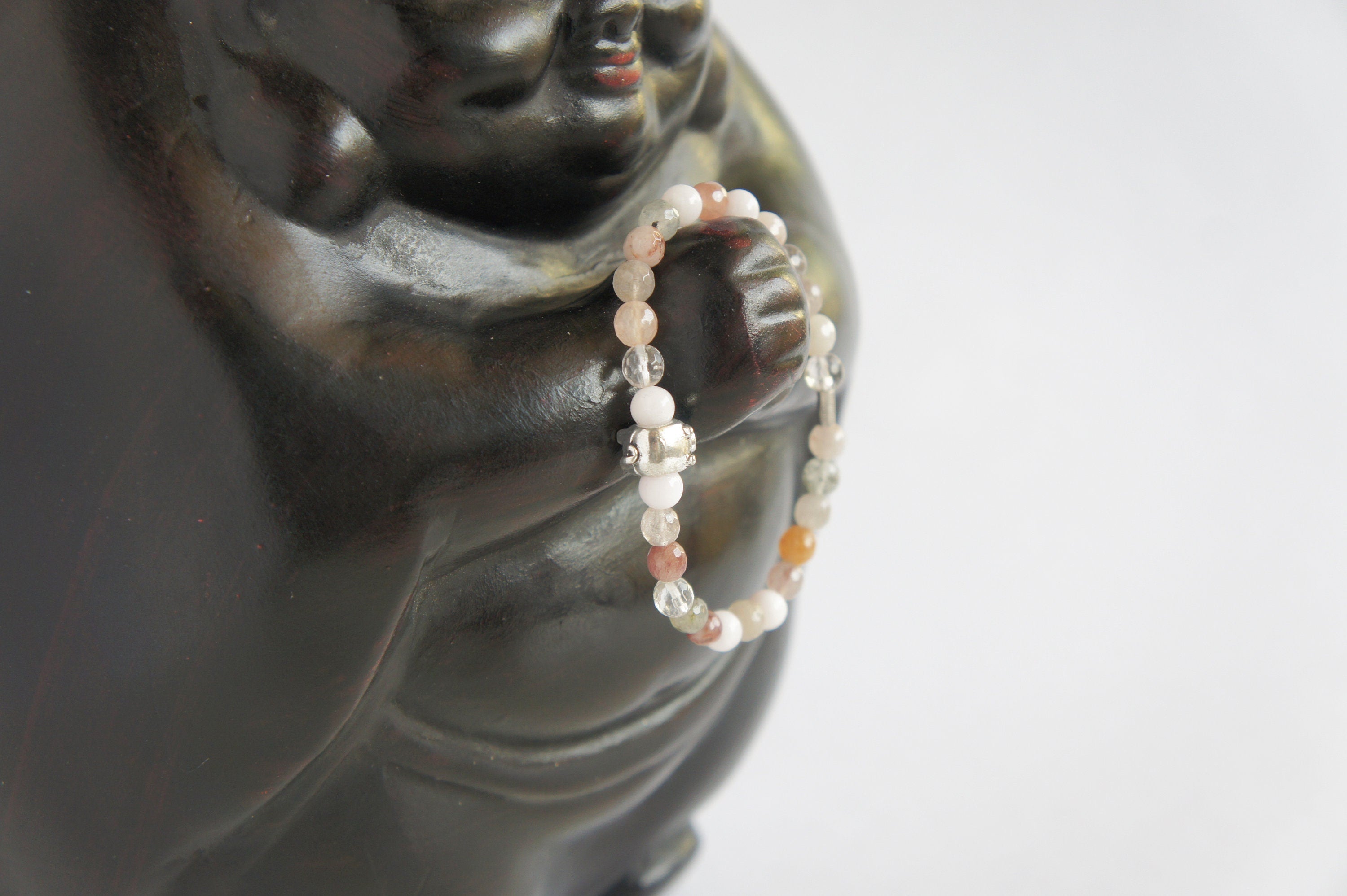 Spirit Feather Pig Spirit Animal Beaded Bracelet