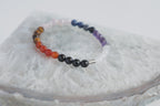 Spirit Feather Chakra Beaded Bracelet