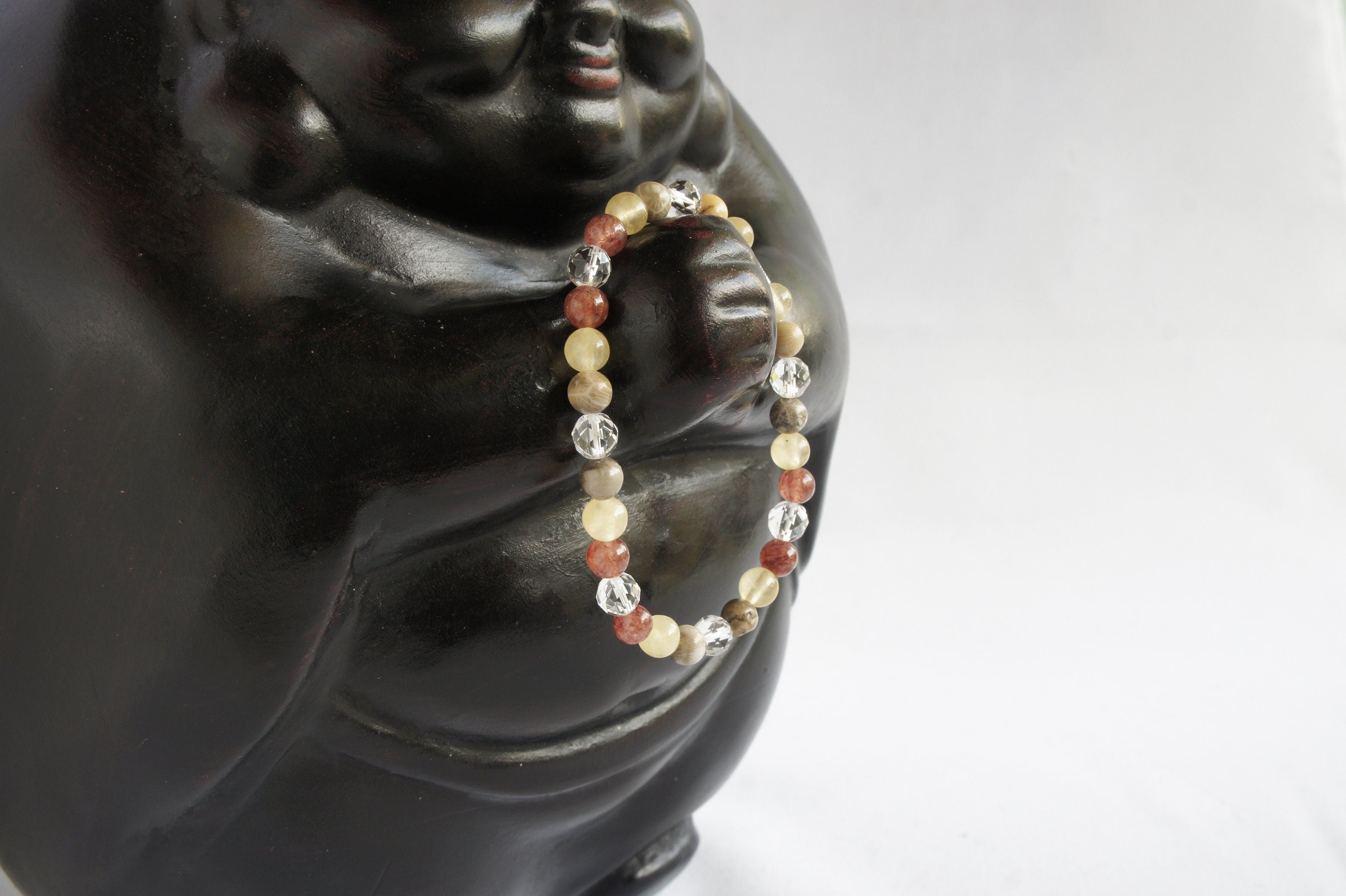 Spirit Feather "Be The Change" Beaded Bracelet