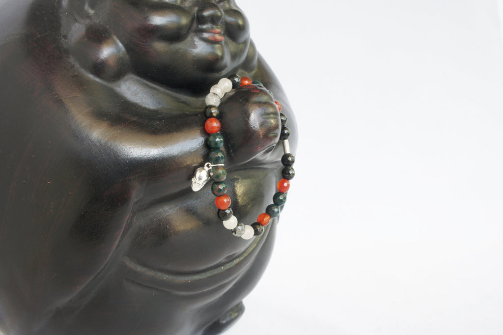 Spirit Feather Goddess Kali Beaded Bracelet