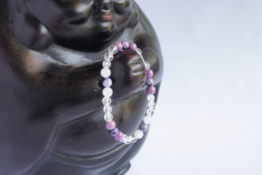 Spirit Feather Soul Star Chakra Beaded Bracelet