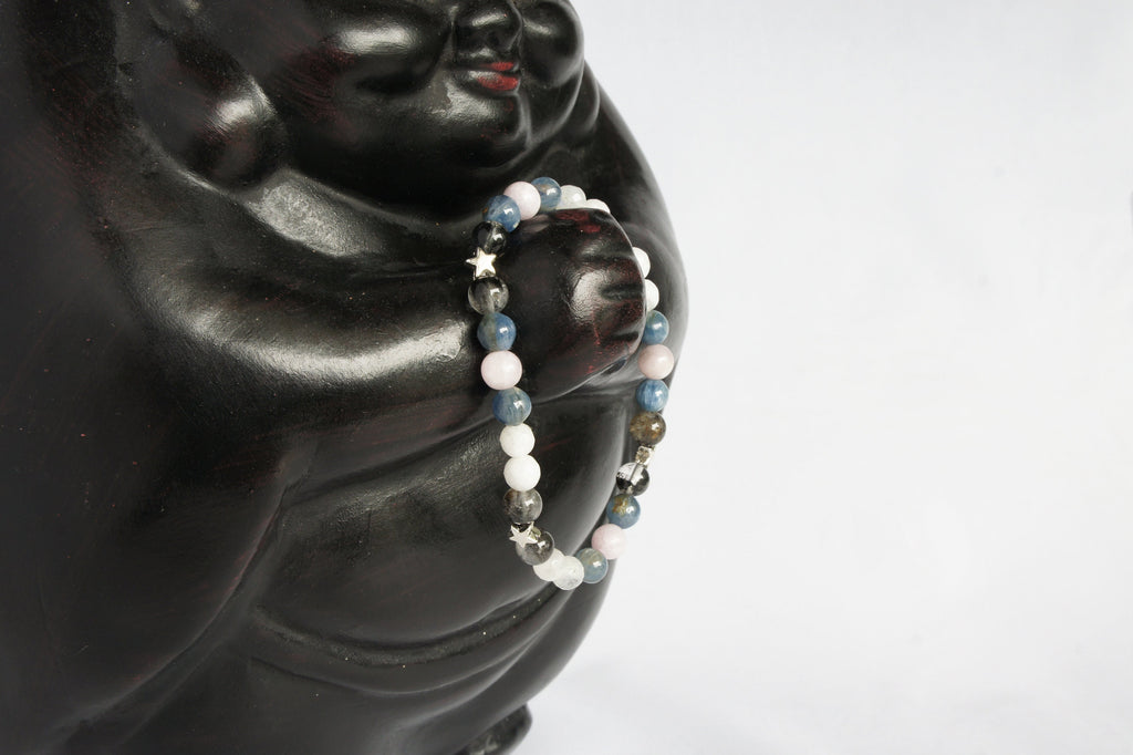 Spirit Feather We Are Stardust Beaded Bracelet