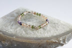 Spirit Feather Lotus Flower Beaded Bracelet