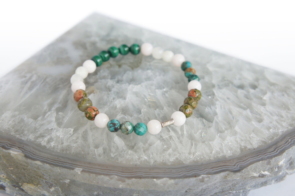 Spirit Feather Divine Feminine Beaded Bracelet