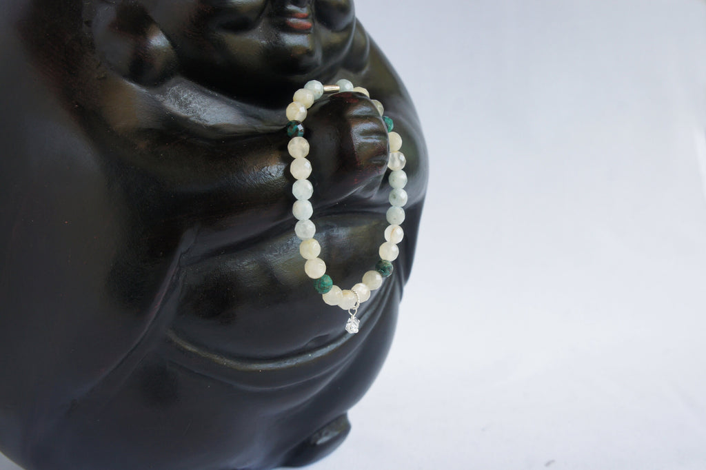 Spirit Feather Gemini Beaded Bracelet