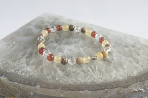 Spirit Feather "Be The Change" Beaded Bracelet