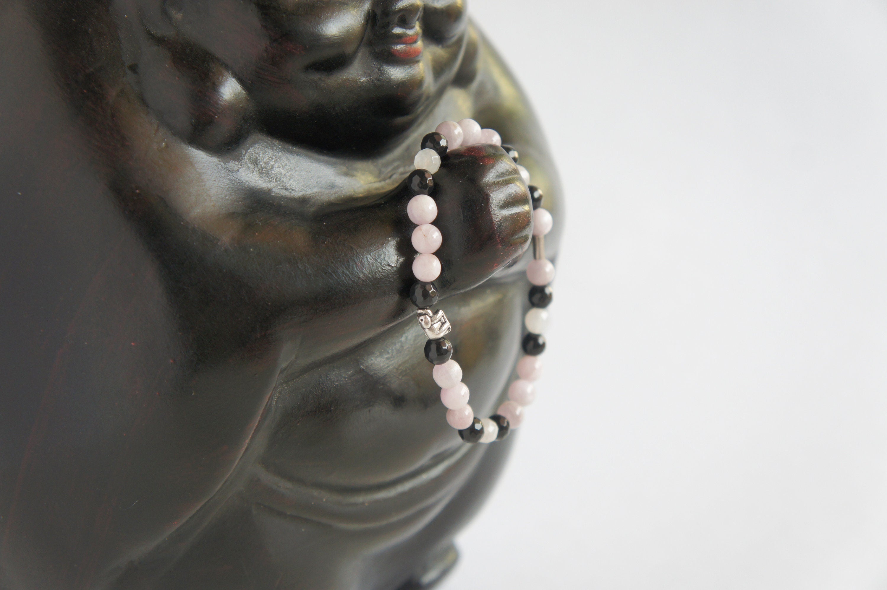 Spirit Feather Elephant Spirit Animal Beaded Bracelet