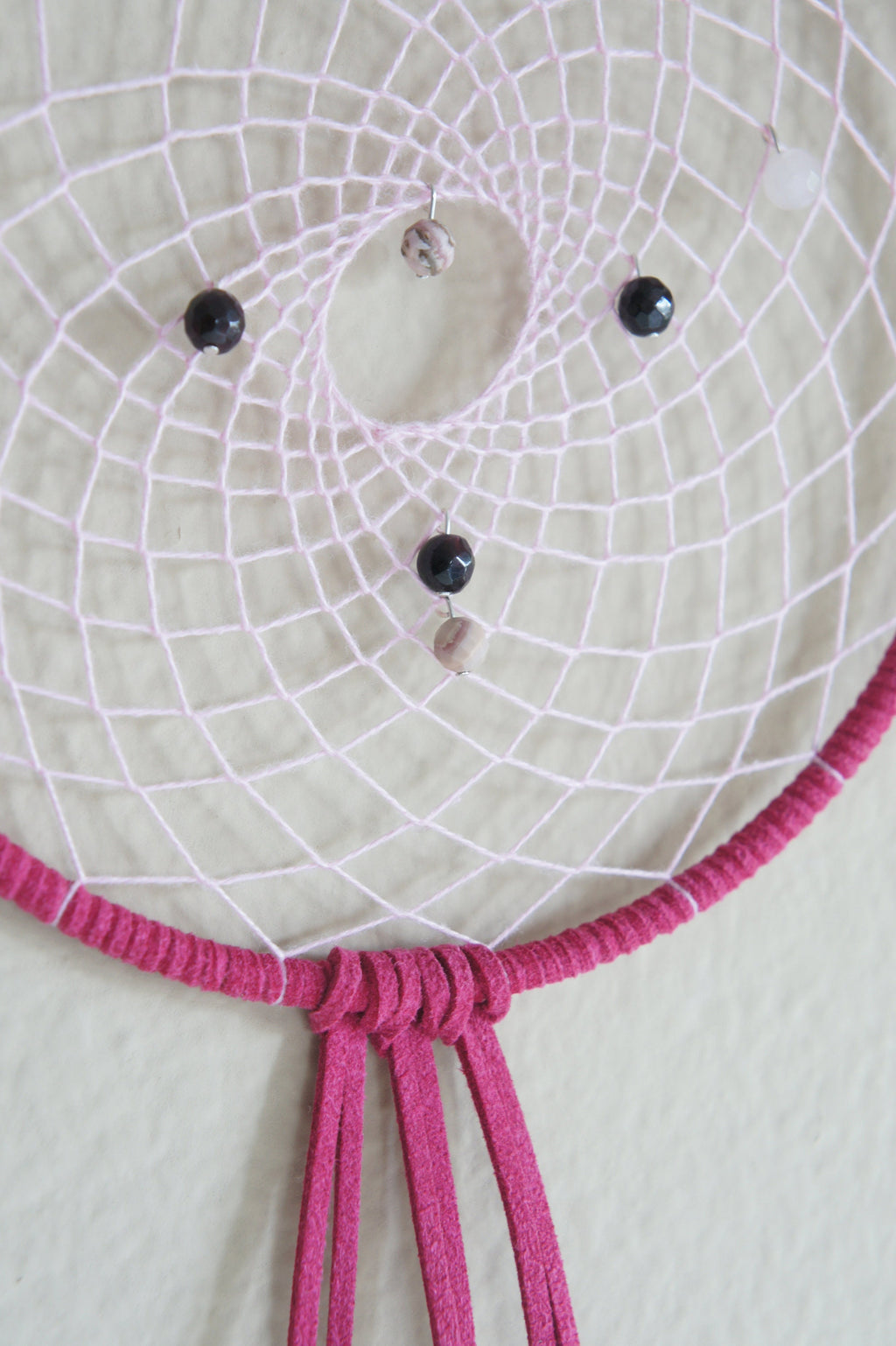 Spirit Feather Love Crystal Dream Catcher