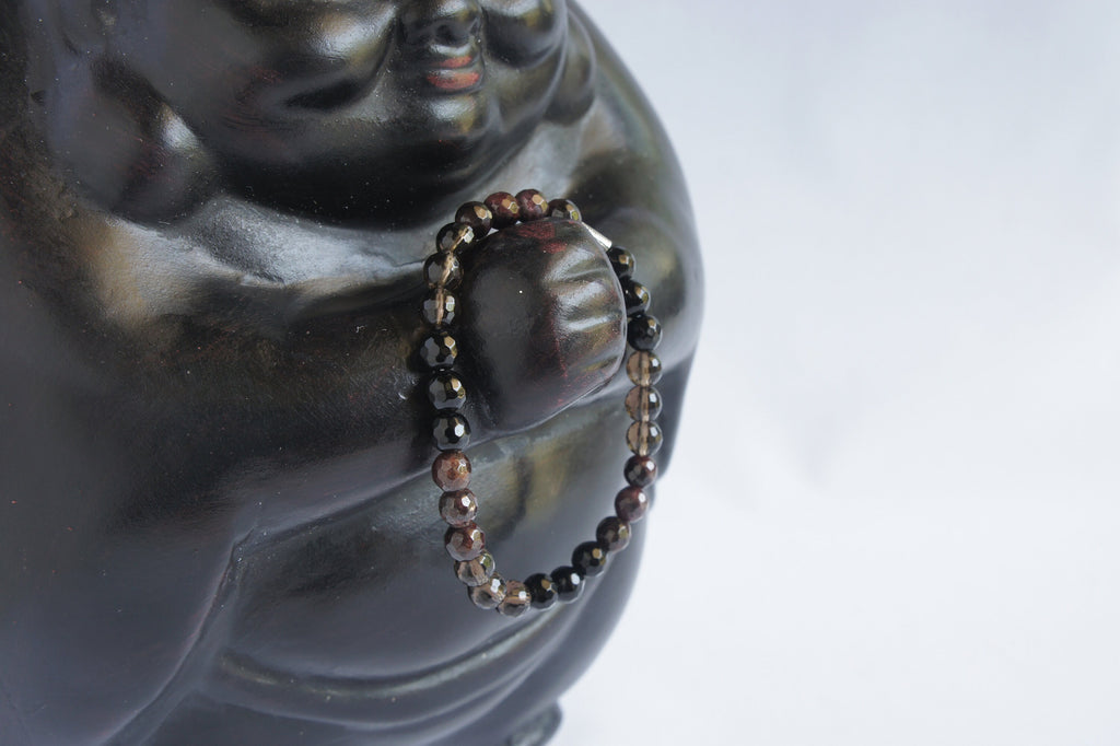 Spirit Feather Root Chakra Beaded Bracelet