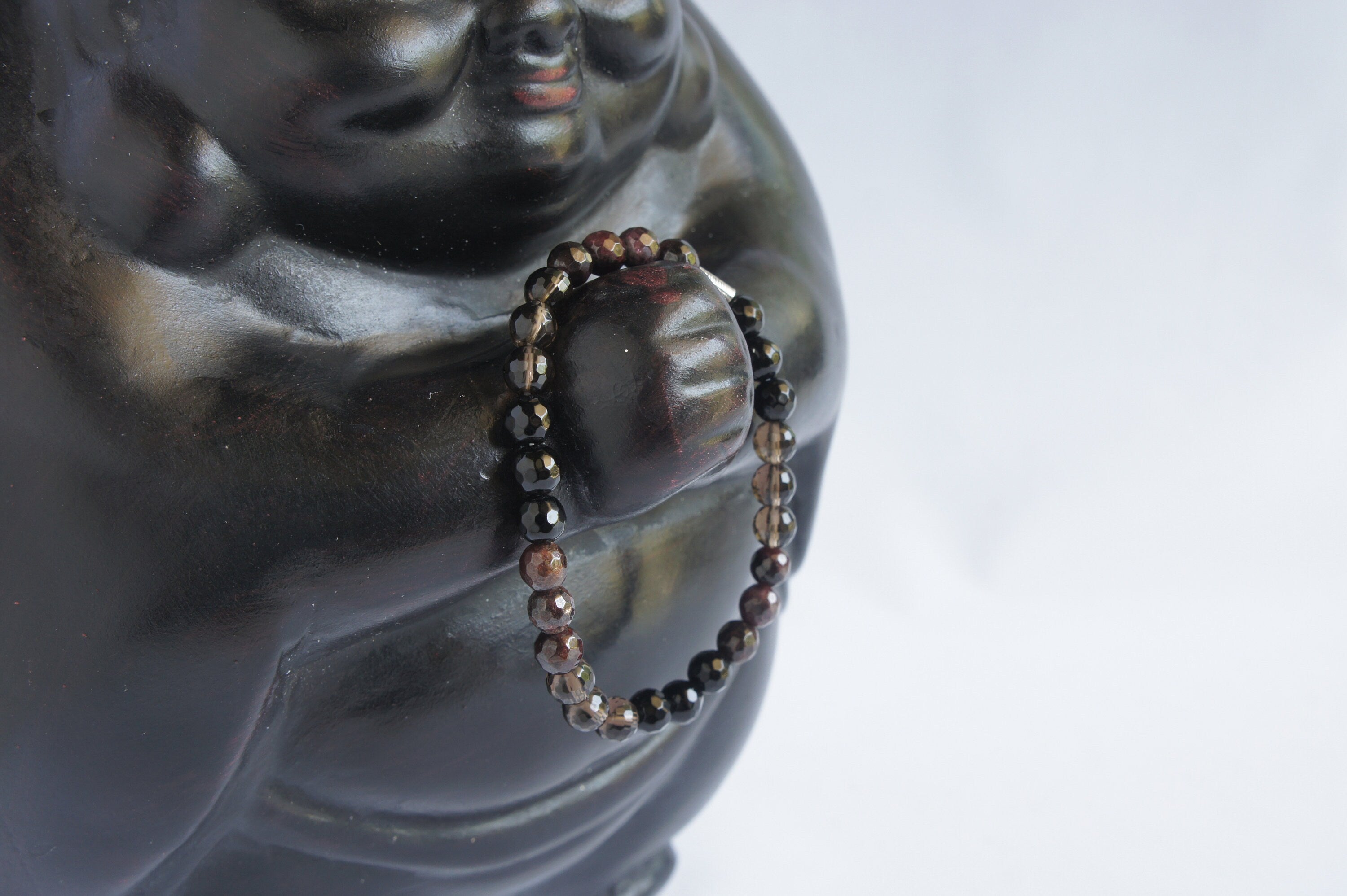 Spirit Feather Root Chakra Beaded Bracelet