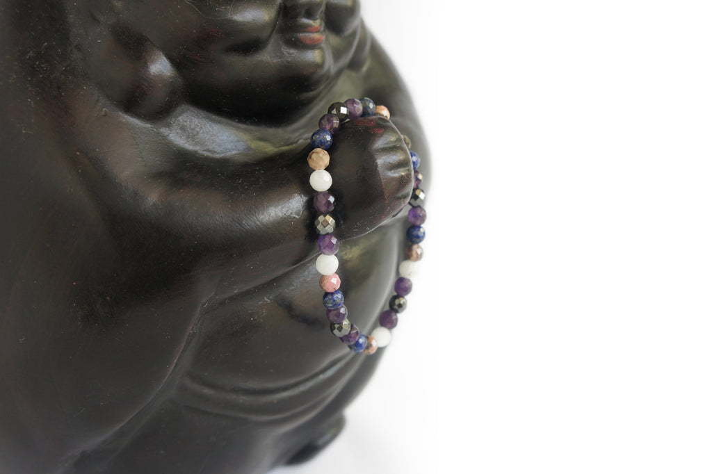Spirit Feather Twin Flame Beaded Bracelet