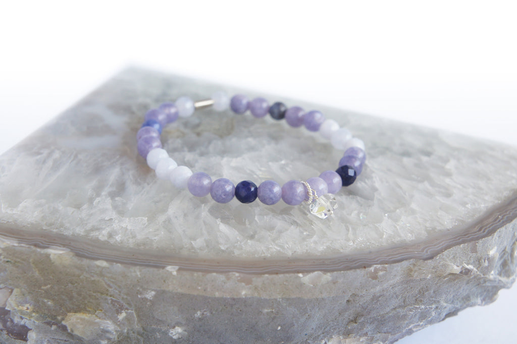 Spirit Feather Sagittarius Beaded Bracelet