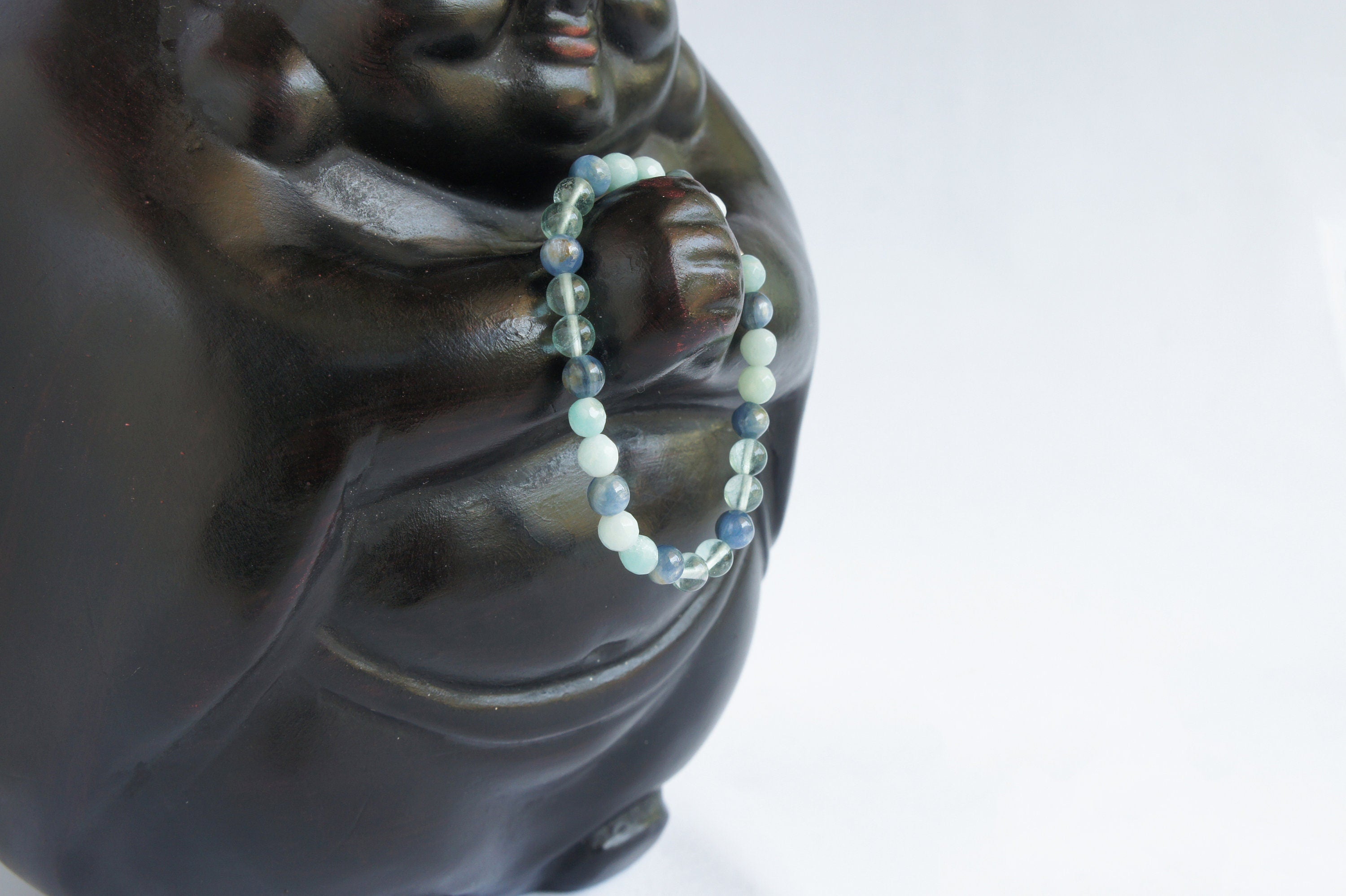 Spirit Feather Speak Your Truth Beaded Bracelet