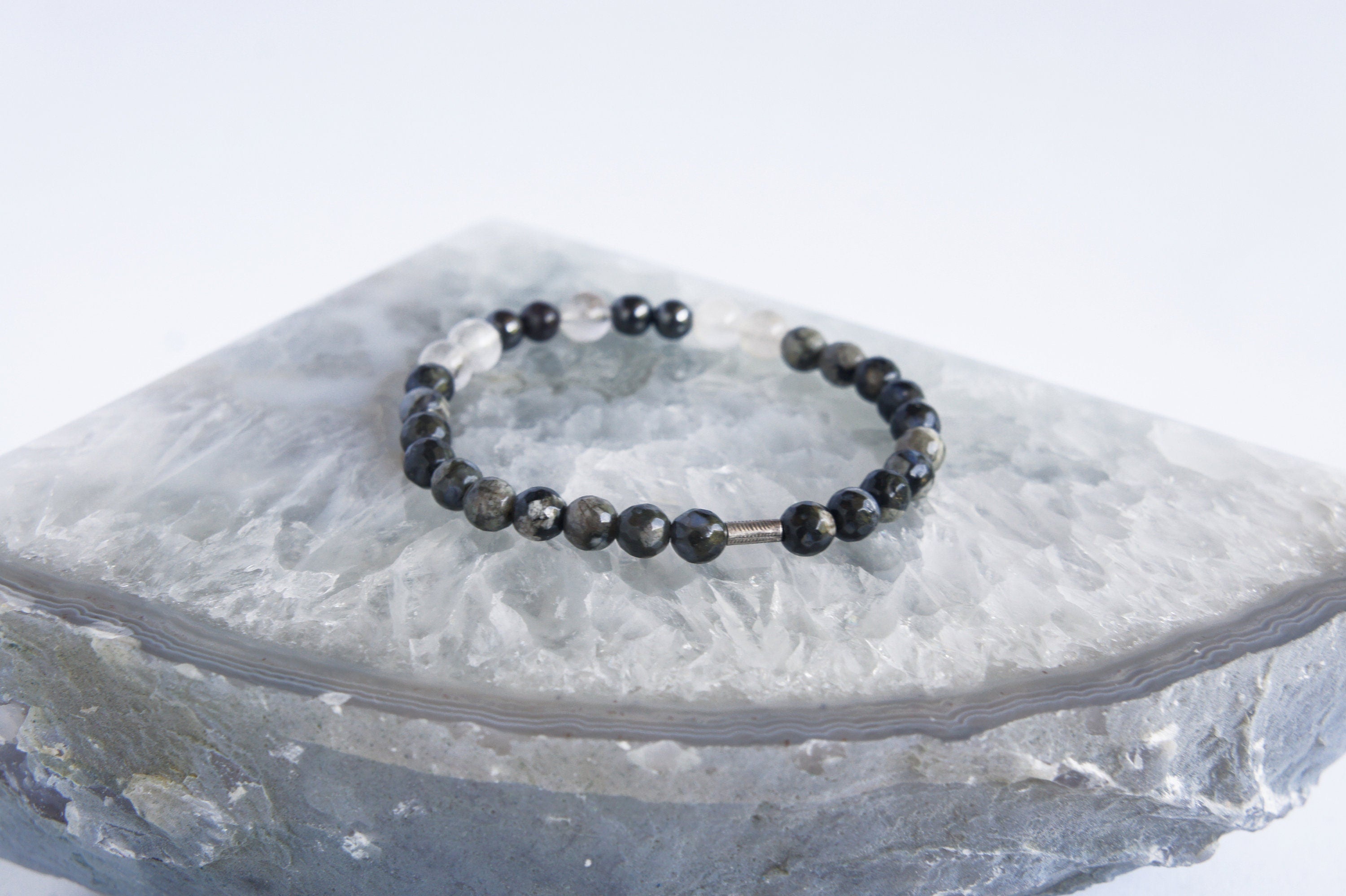 Spirit Feather Live Your Truth Beaded Bracelet