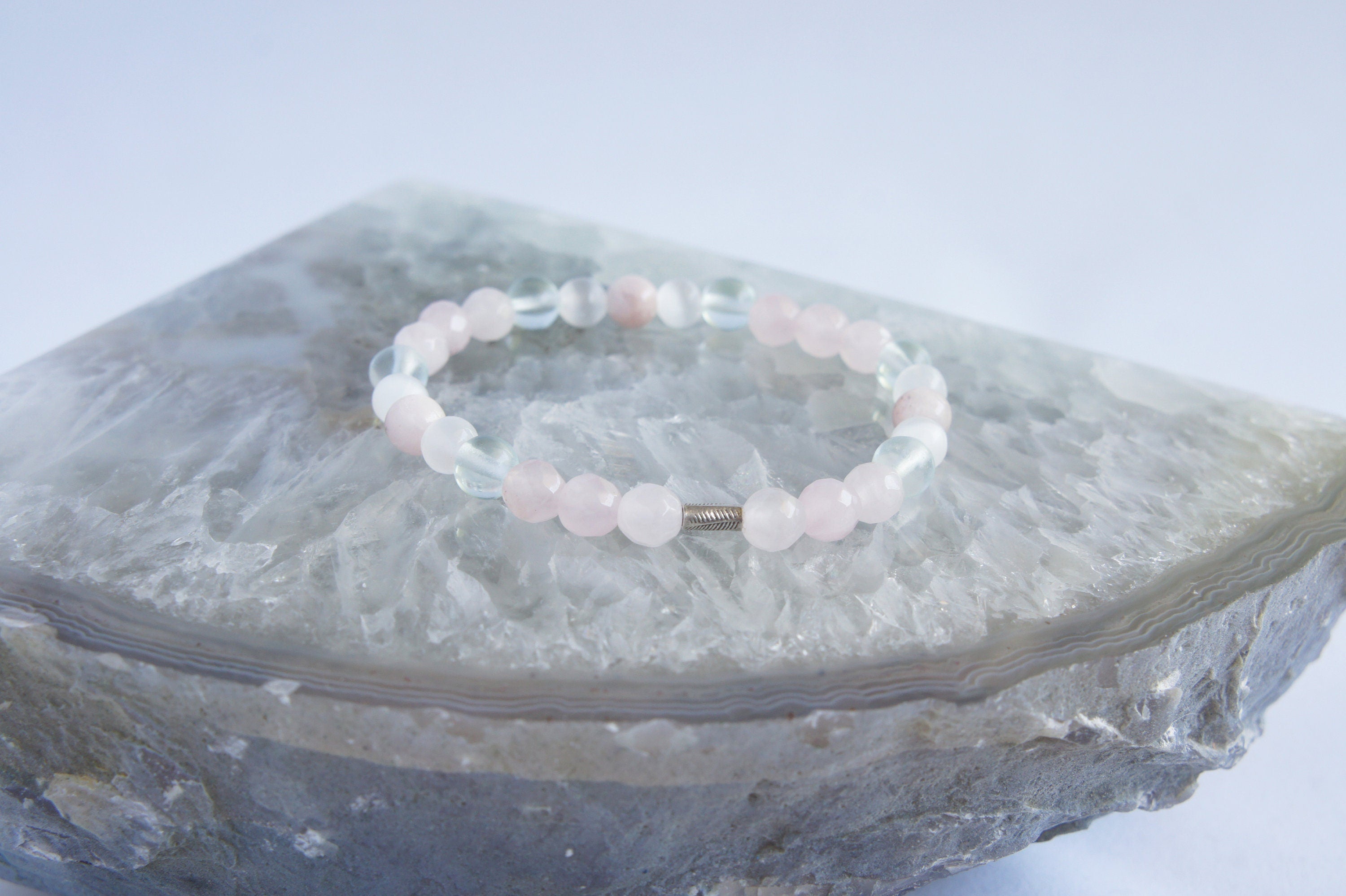 Spirit Feather Love & Light Beaded Bracelet