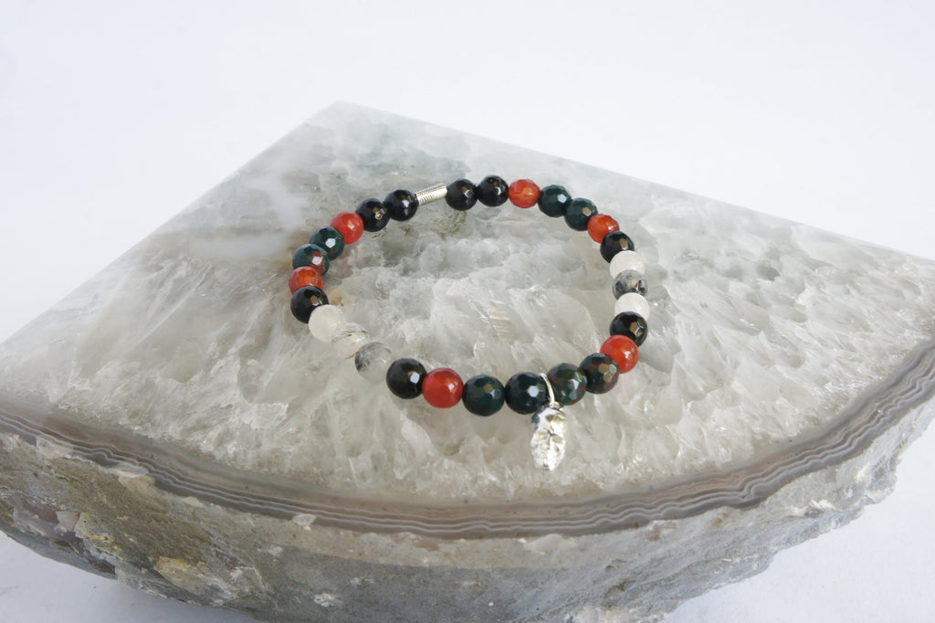 Spirit Feather Goddess Kali Beaded Bracelet