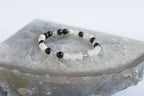 Spirit Feather Light & Shadow Beaded Bracelet