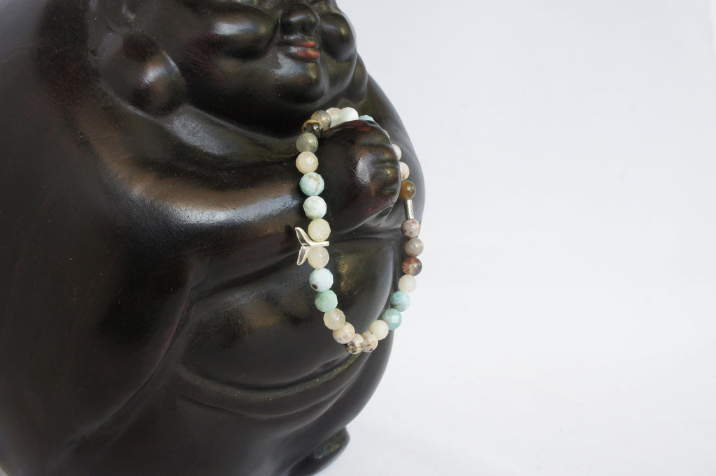 Spirit Feather Mermaid Spirit Animal Beaded Bracelet