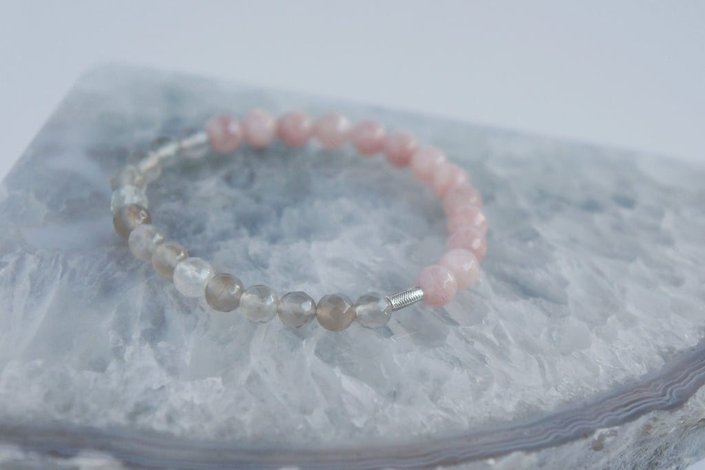 Spirit Feather Sun & Moon Energy Beaded Bracelet