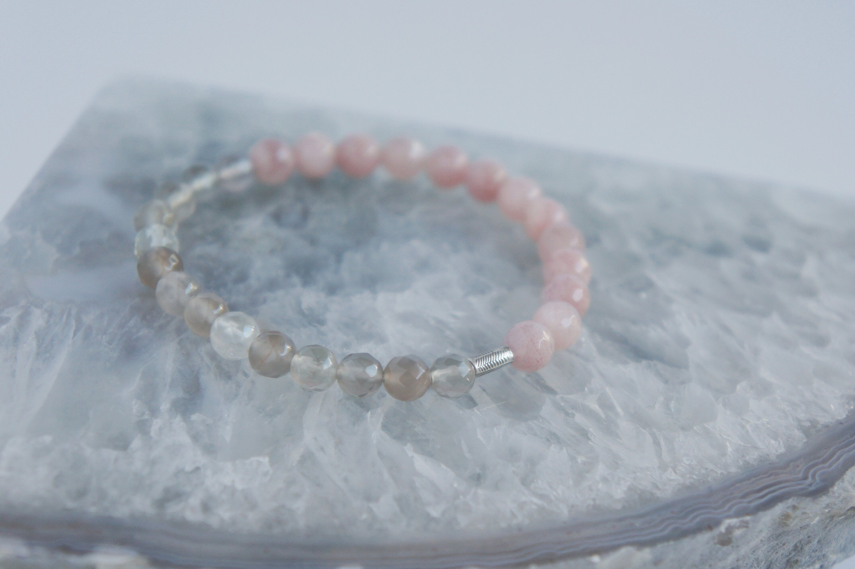 Spirit Feather Sun & Moon Energy Beaded Bracelet