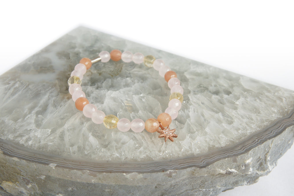 Spirit Feather You Are My Sunshine Beaded Bracelet