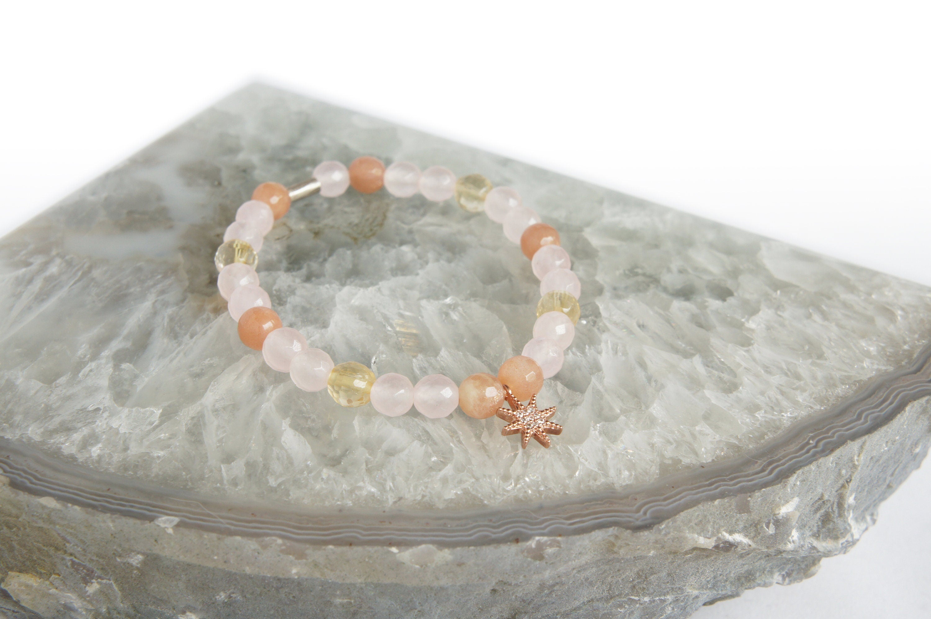 Spirit Feather You Are My Sunshine Beaded Bracelet