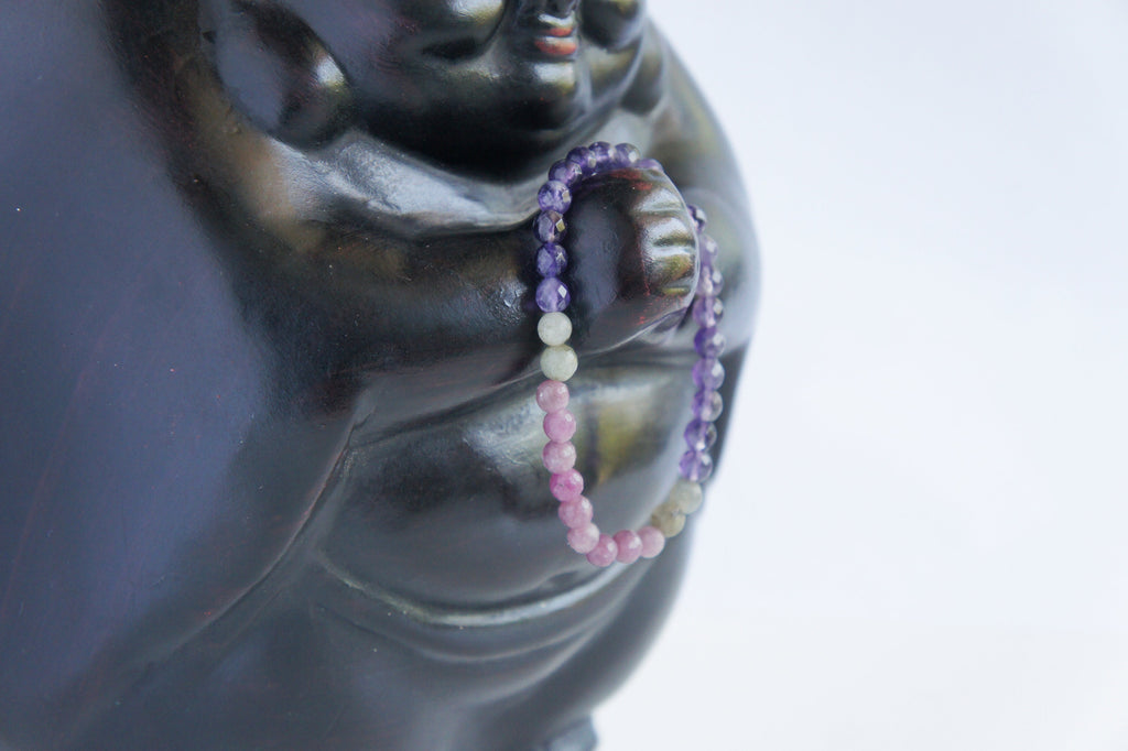 Spirit Feather Ease Your Anxiety Beaded Bracelet