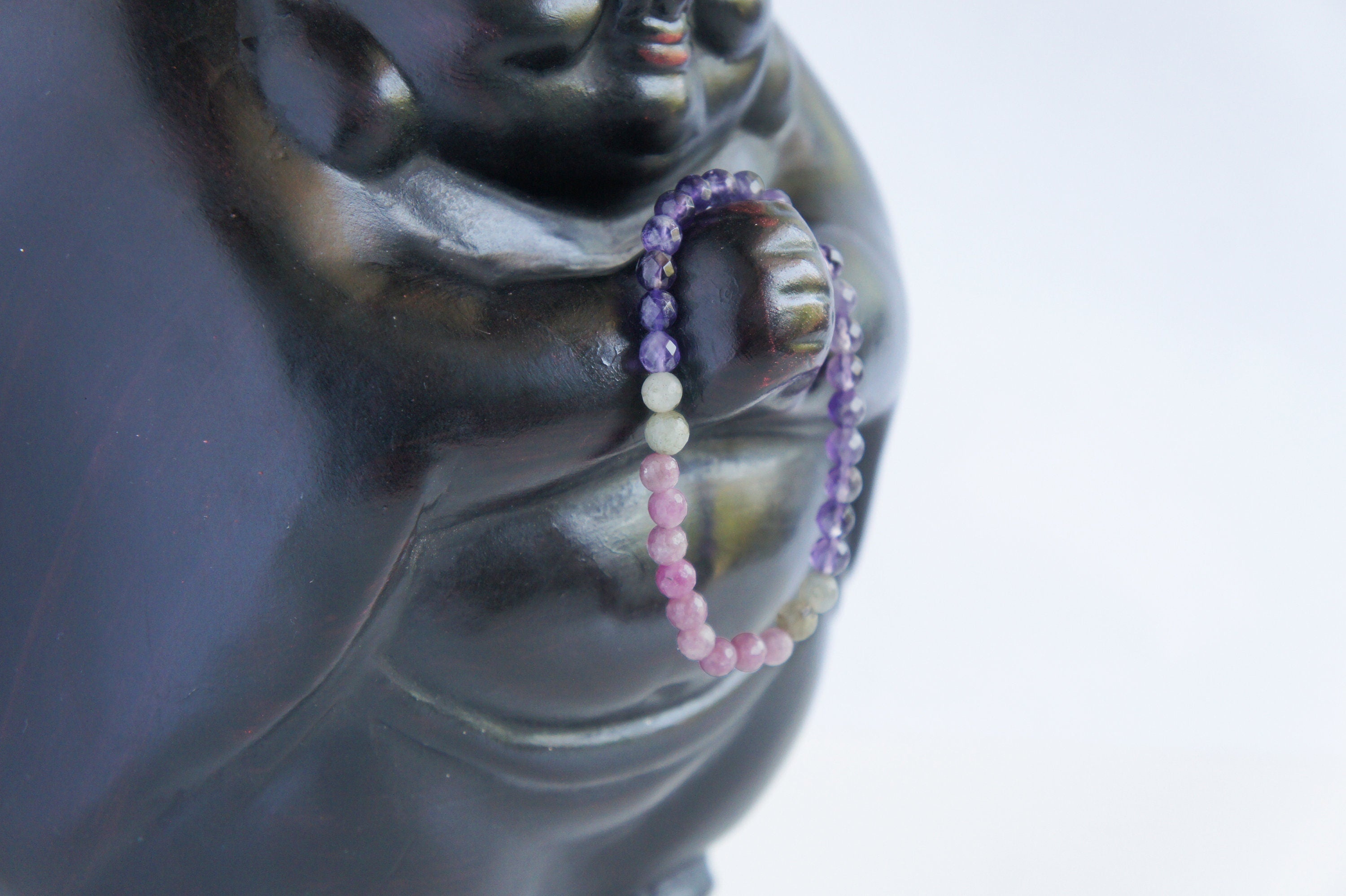 Spirit Feather Ease Your Anxiety Beaded Bracelet