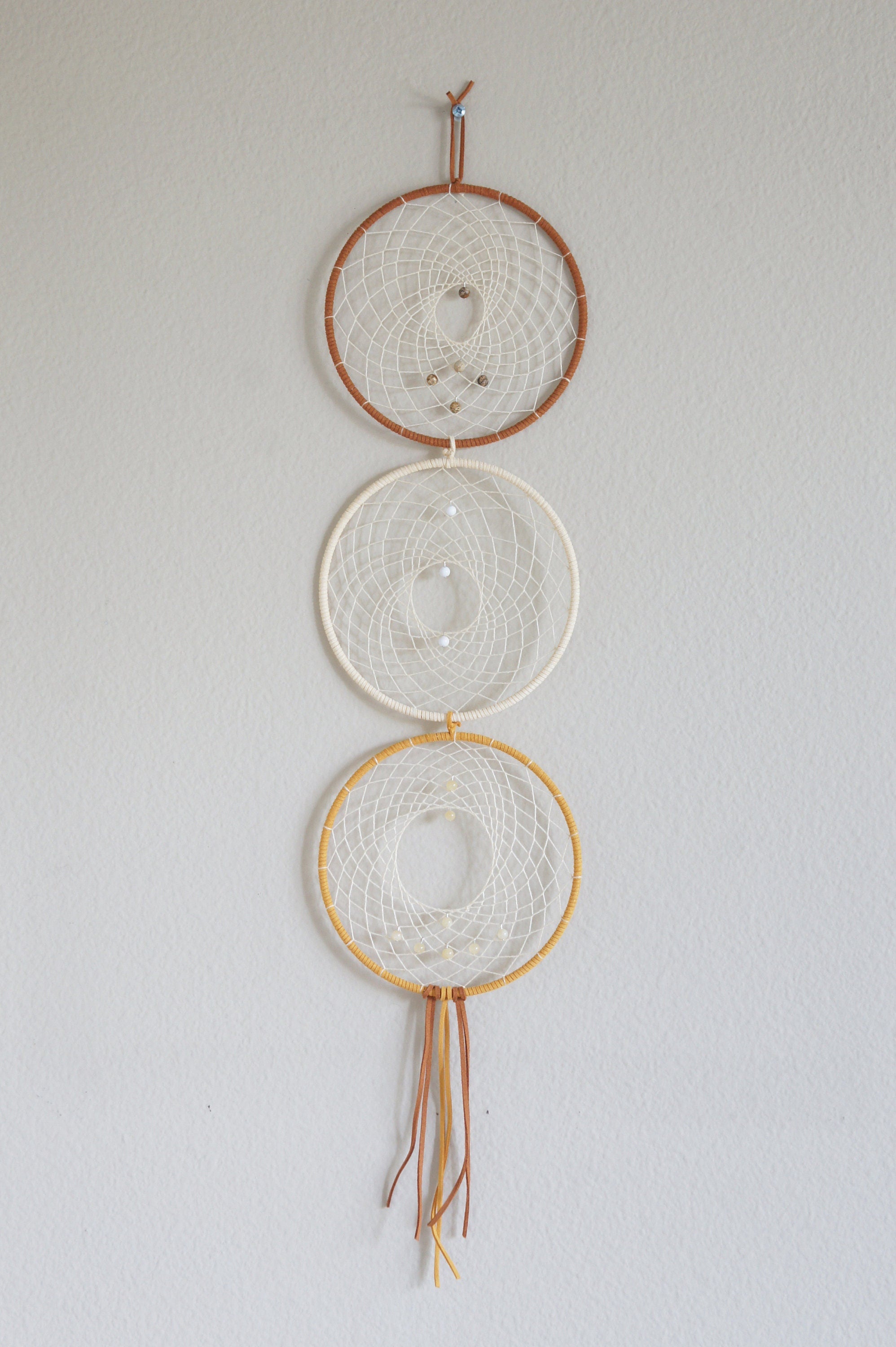 Spirit Feather Meditation Crystal Dream Catcher