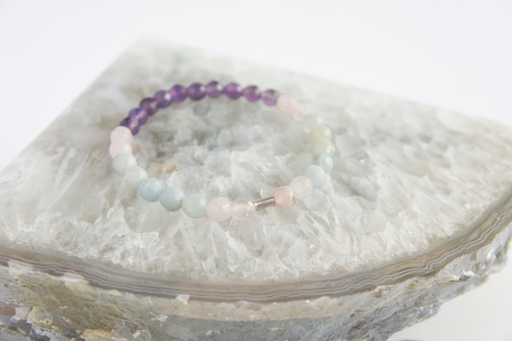Spirit Feather Pitta Ayurveda Beaded Bracelet