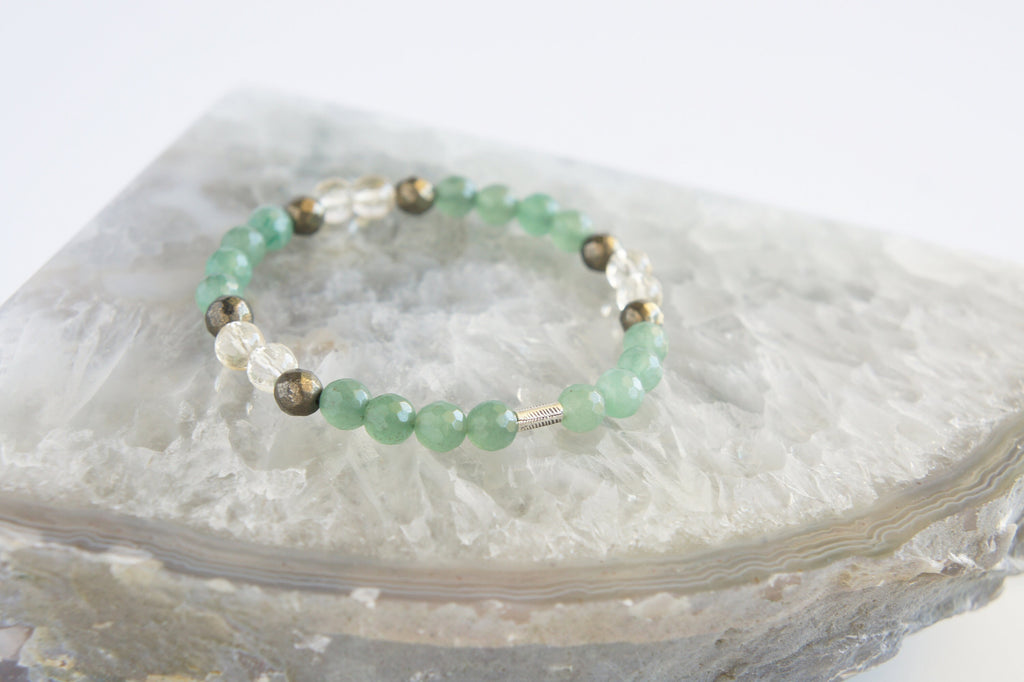 Spirit Feather Prosperity Beaded Bracelet