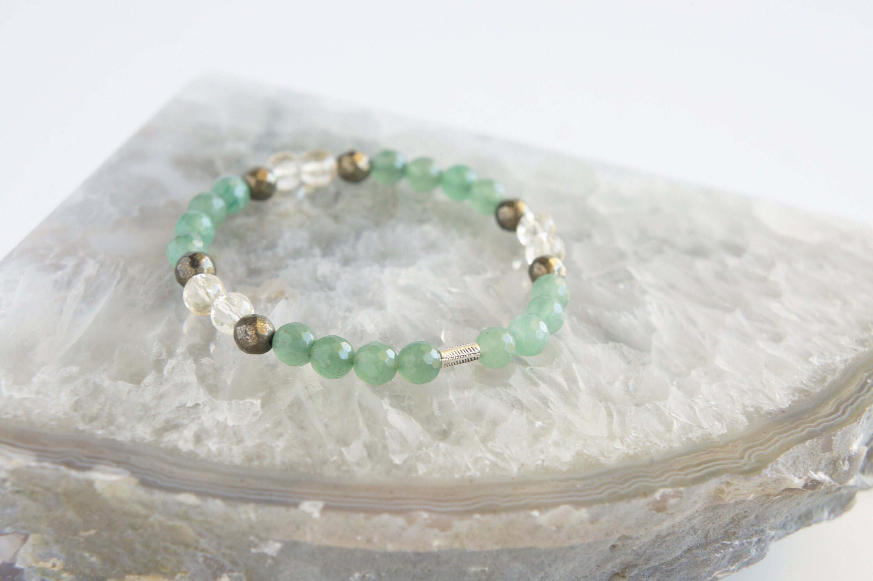 Spirit Feather Prosperity Beaded Bracelet