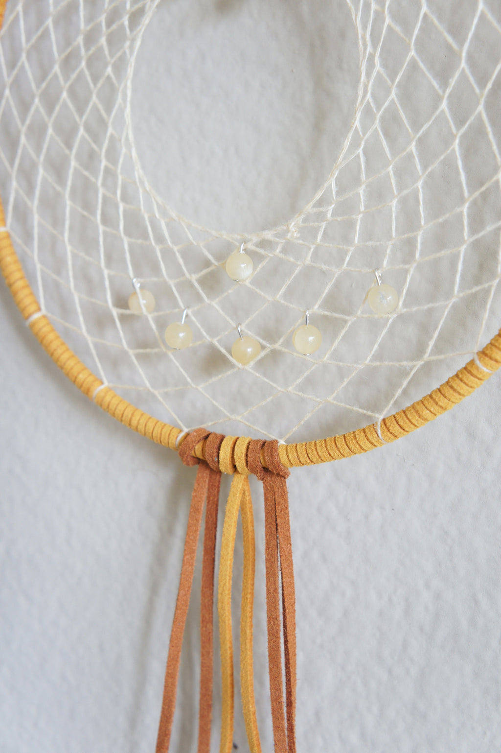 Spirit Feather Meditation Crystal Dream Catcher