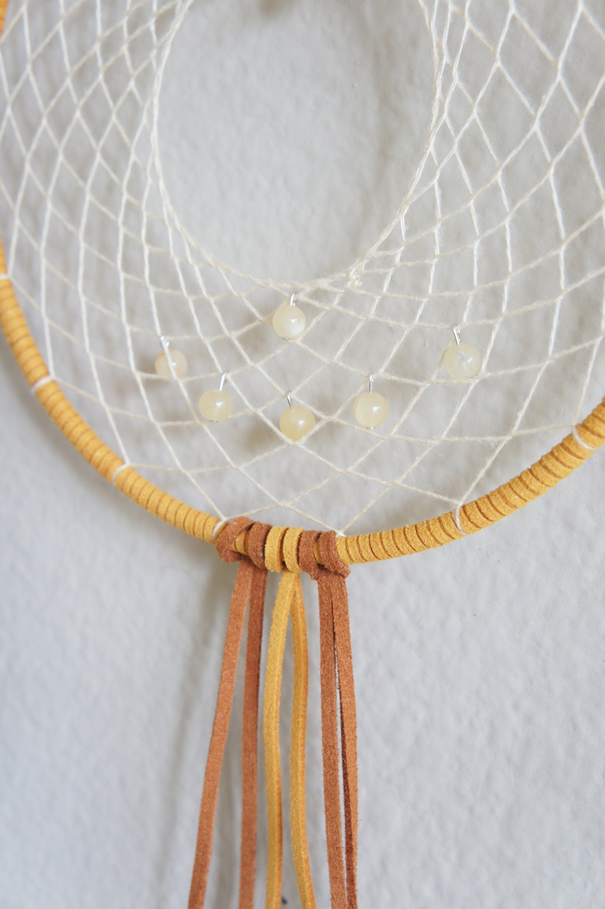 Spirit Feather Meditation Crystal Dream Catcher