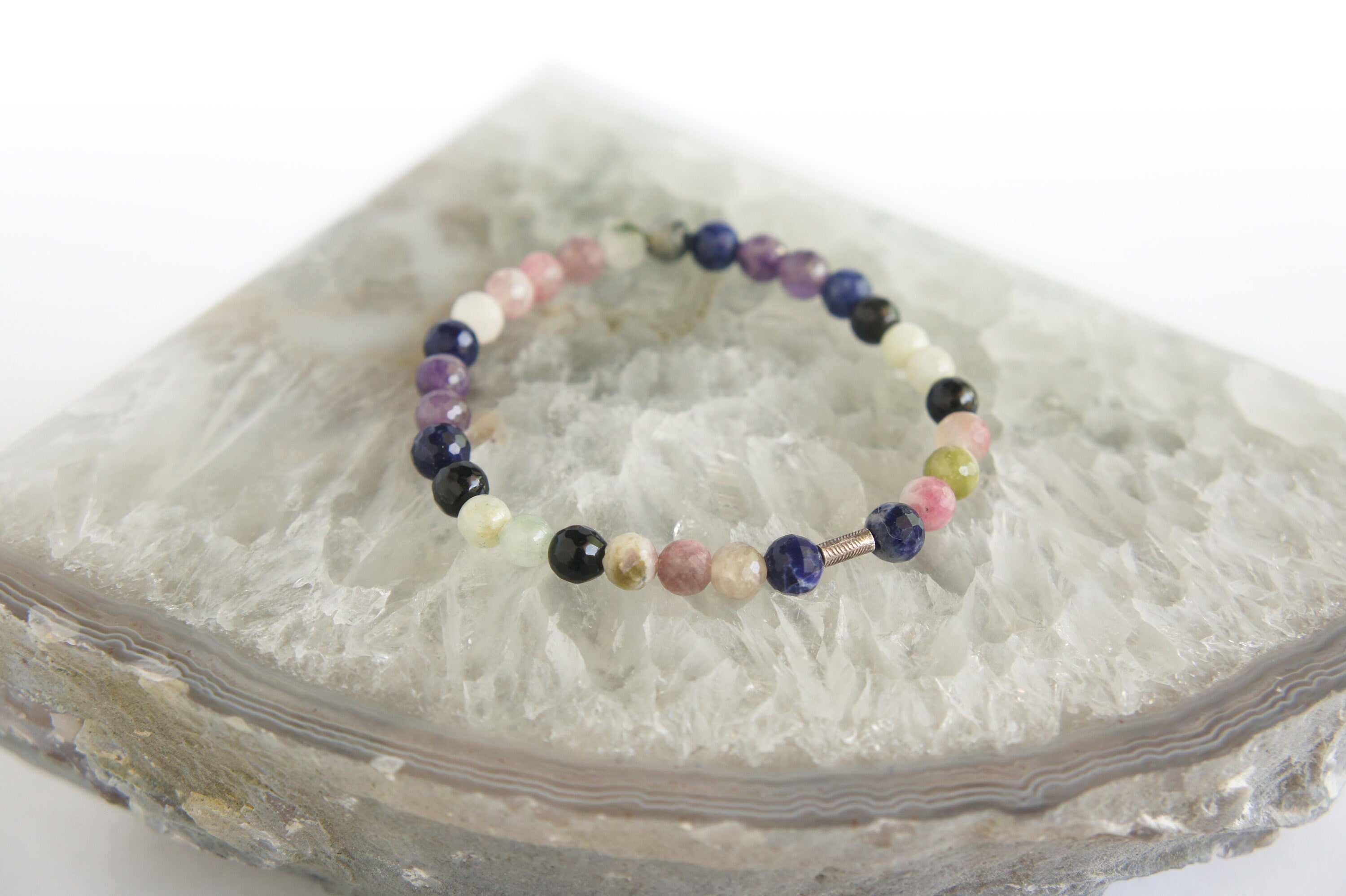 Spirit Feather Mental Healing Beaded Bracelet