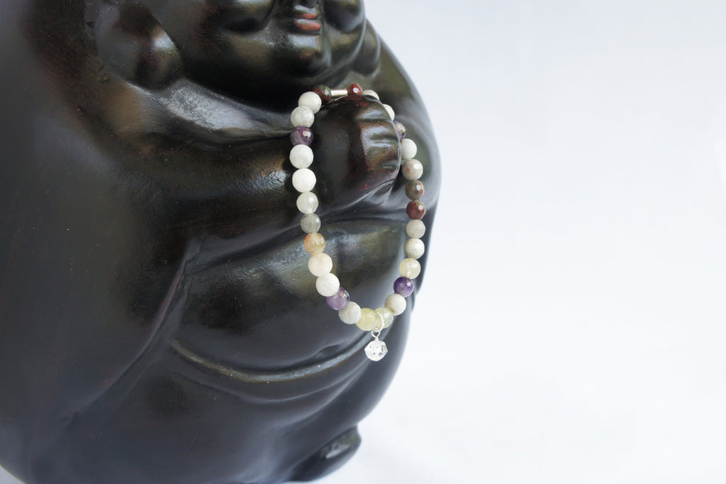 Spirit Feather Pisces Beaded Bracelet