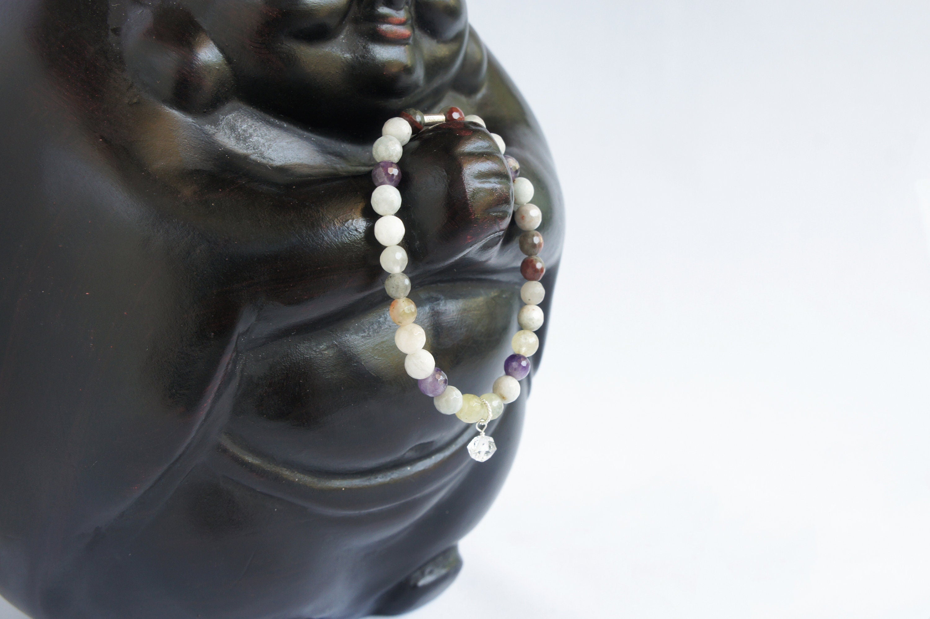 Spirit Feather Pisces Beaded Bracelet