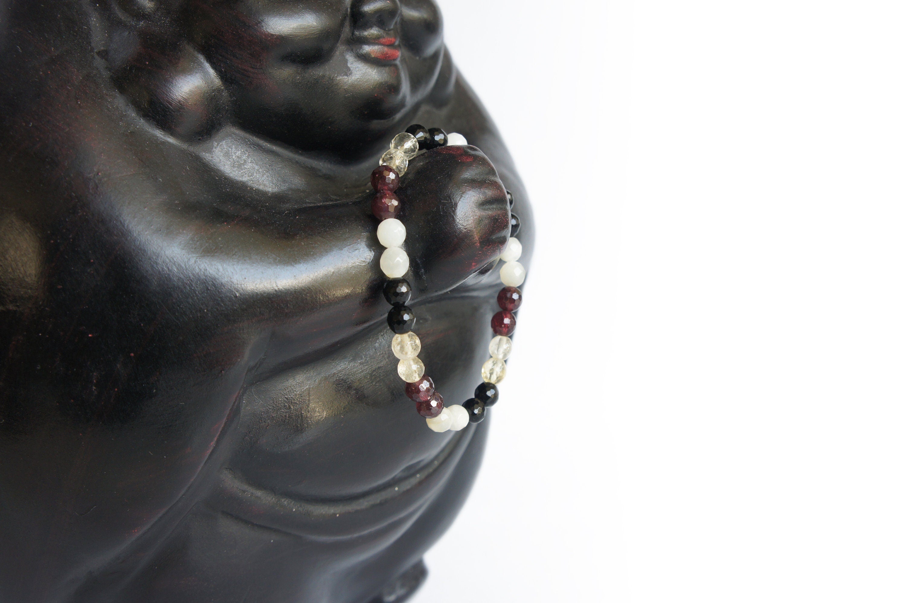 Spirit Feather Four Directions Beaded Bracelet