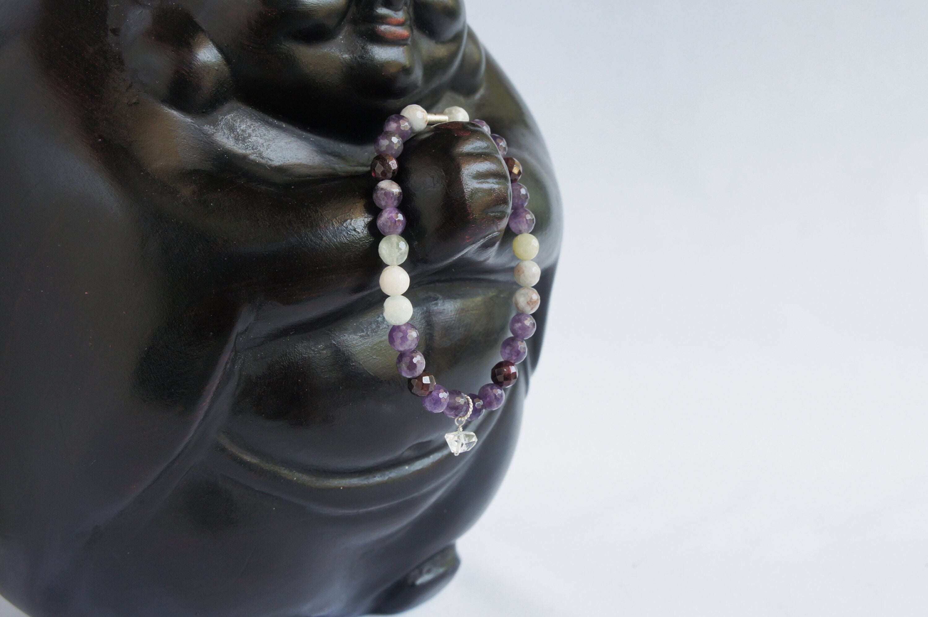 Spirit Feather Aquarius Beaded Bracelet