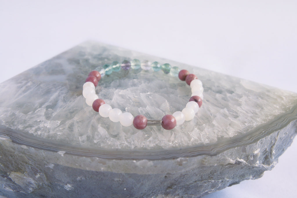 Spirit Feather Overcoming Obstacles Beaded Bracelet