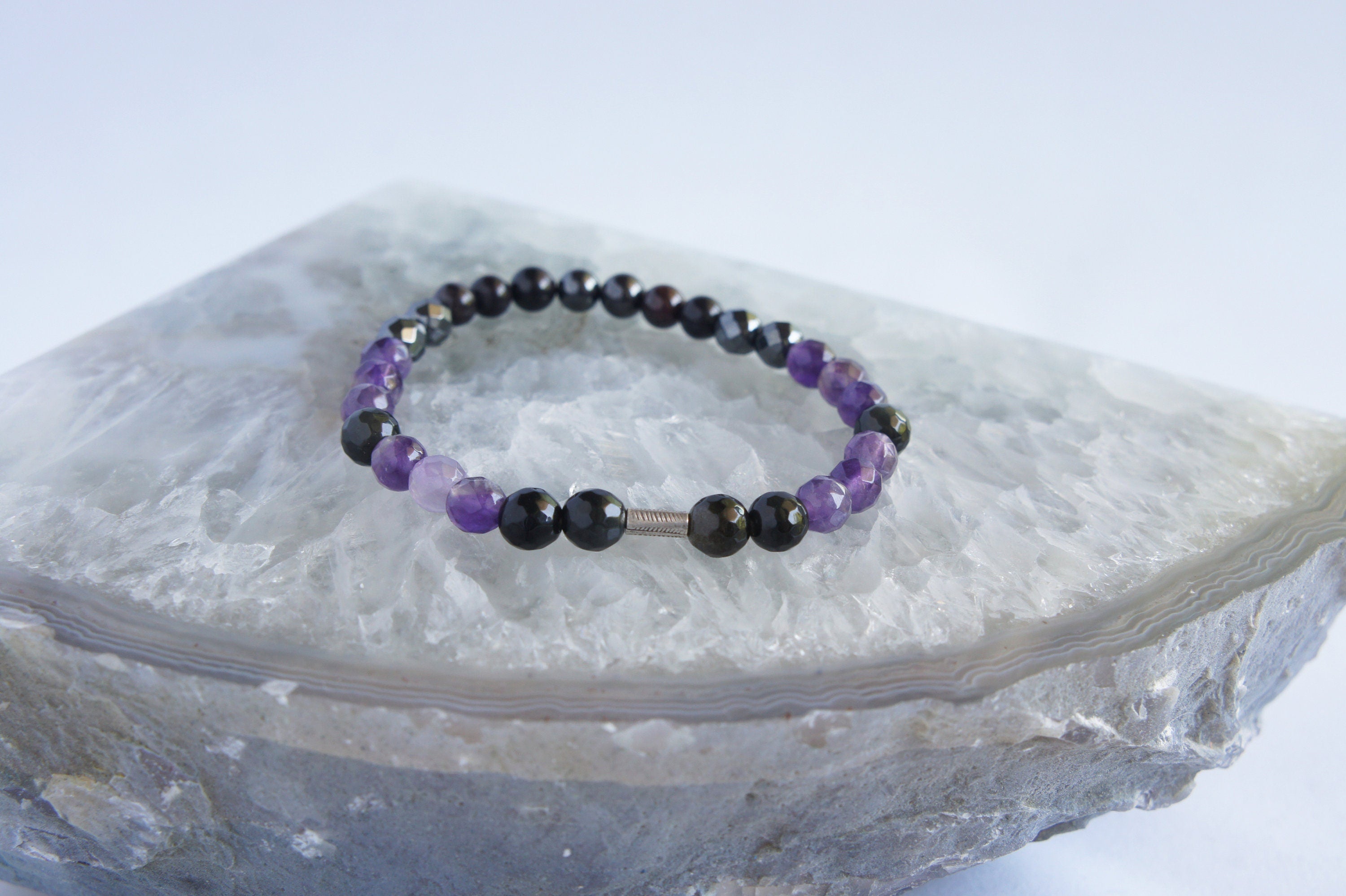 Spirit Feather Empath Beaded Bracelet