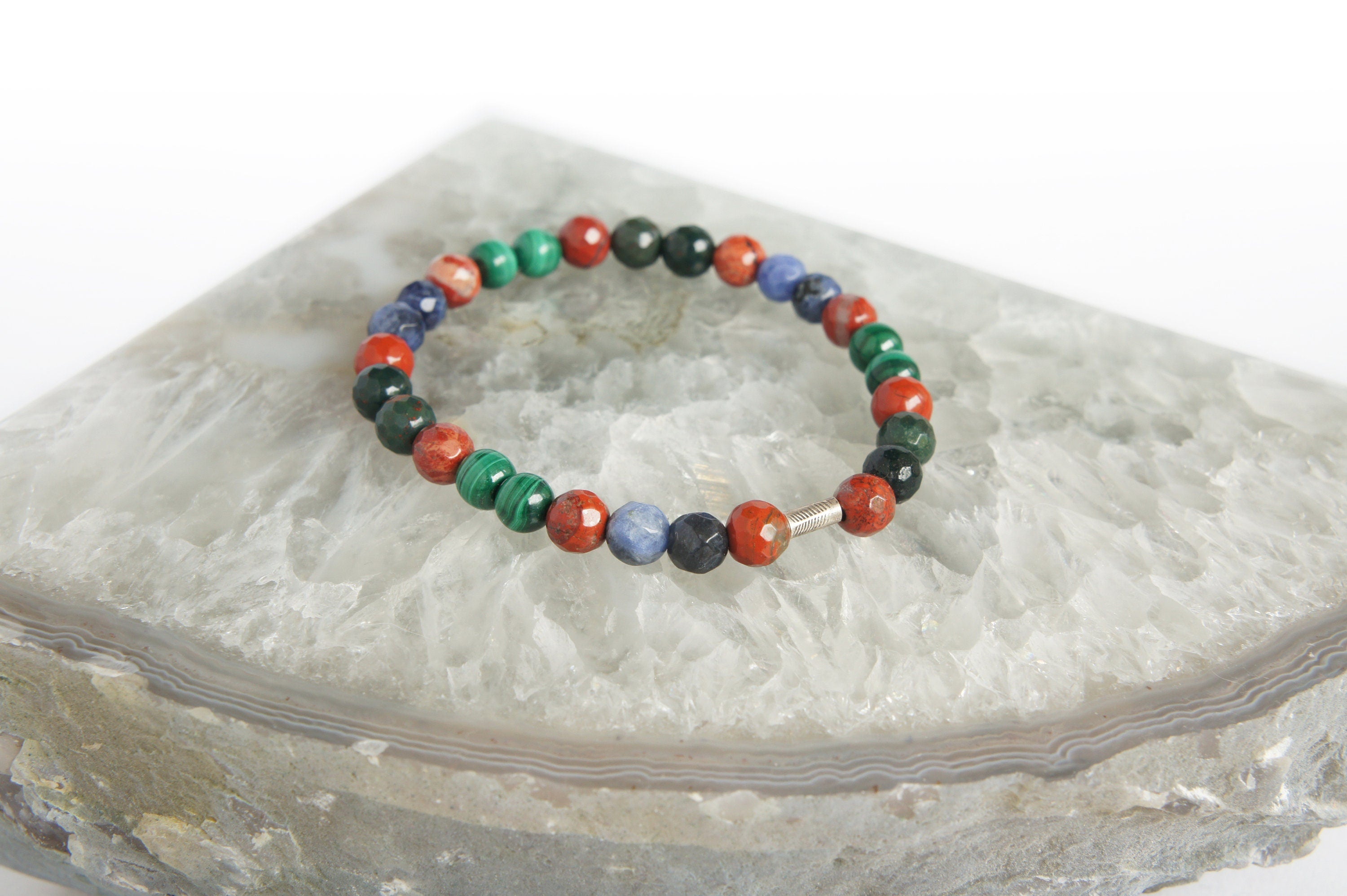 Spirit Feather Emotional & Physical Healing Beaded Bracelet