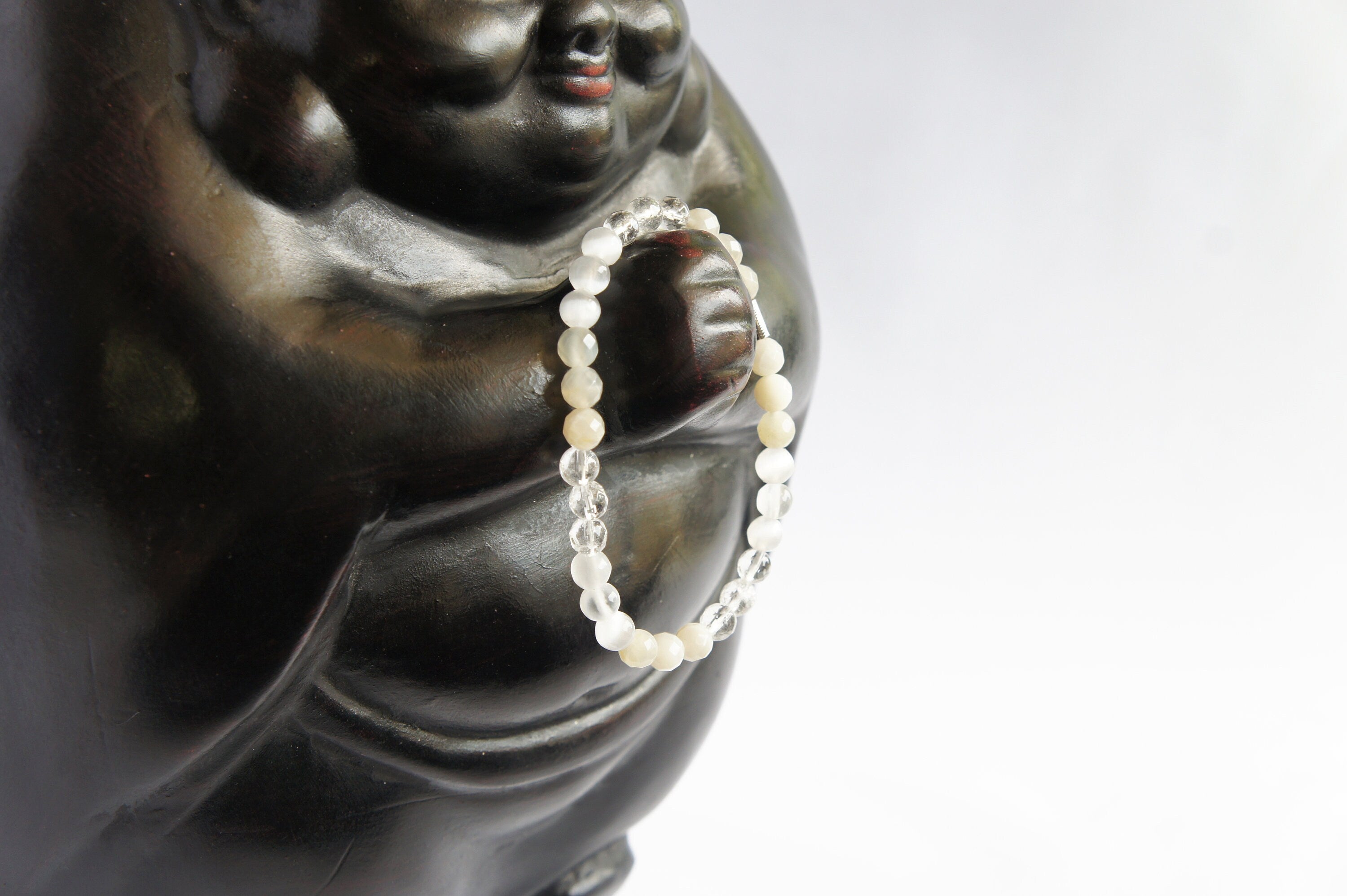 Spirit Feather Crown Chakra Beaded Bracelet