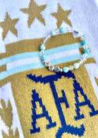 Custom Sports Team Crystal Beaded Bracelet