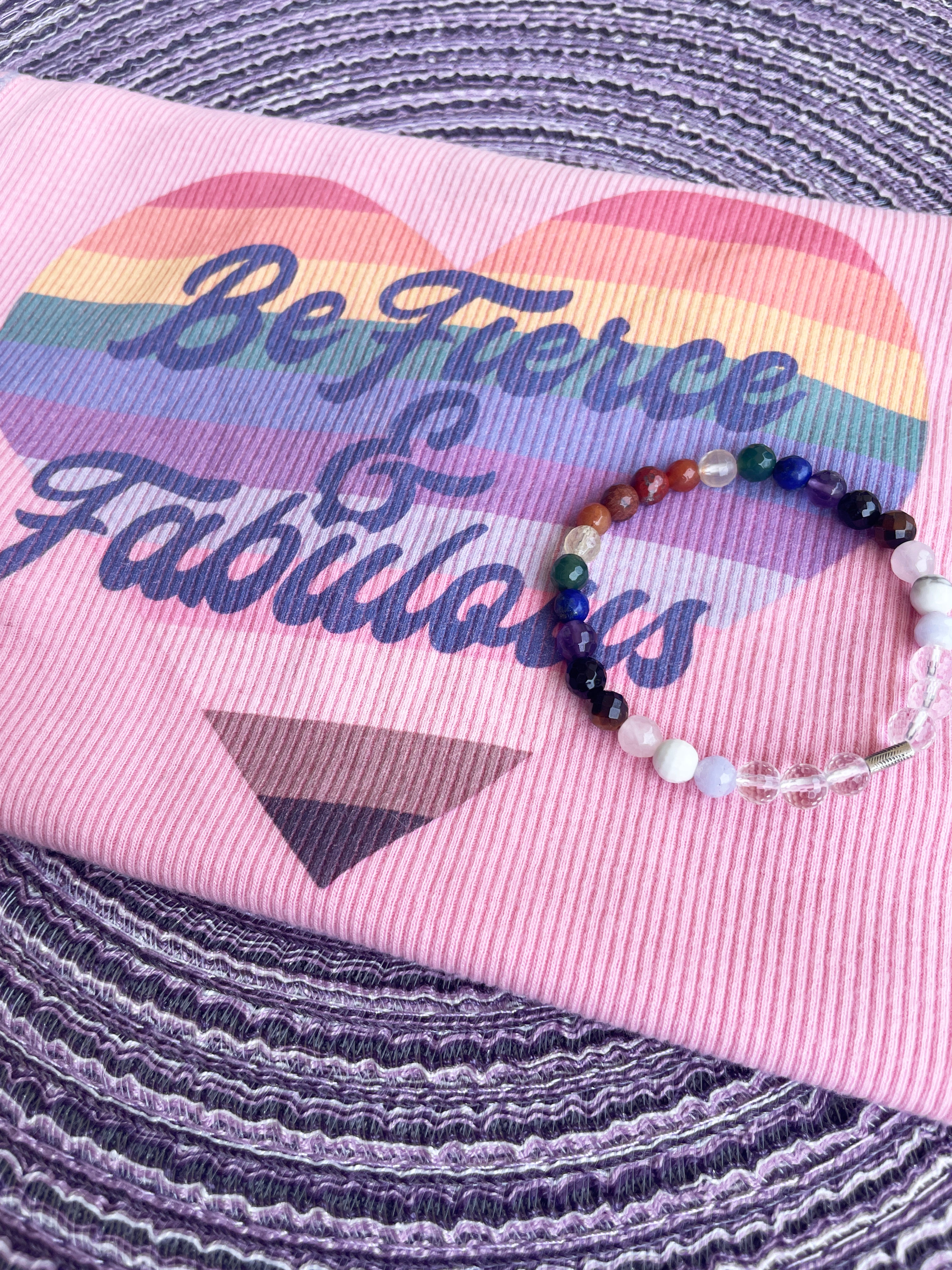 Pride Crystal Beaded Bracelet