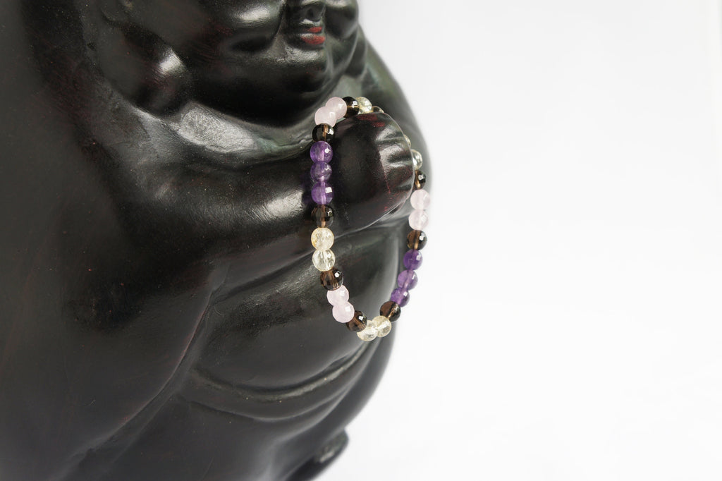 Spirit Feather I Am Supported Beaded Bracelet