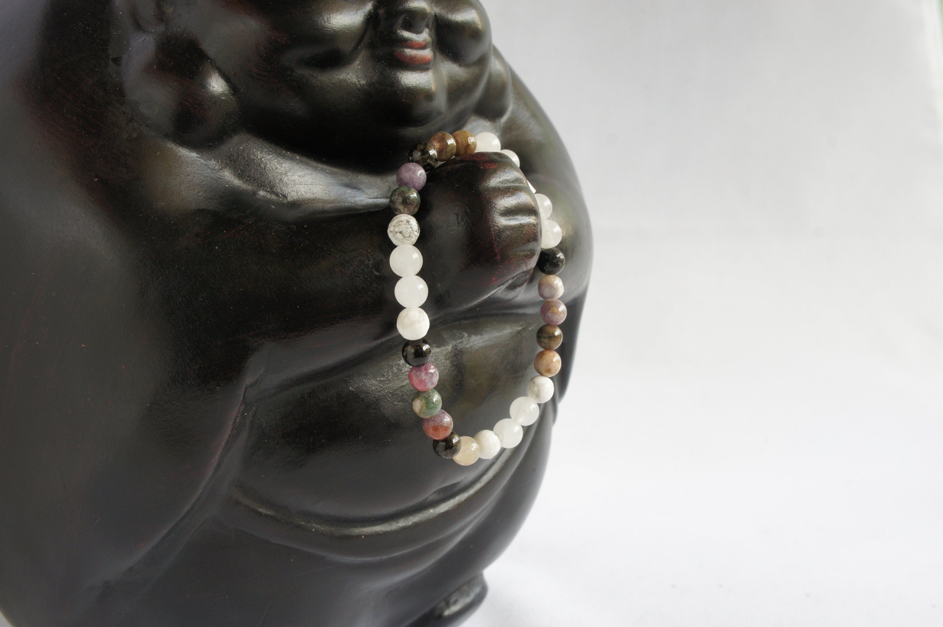 Spirit Feather I Am Patient Beaded Bracelet