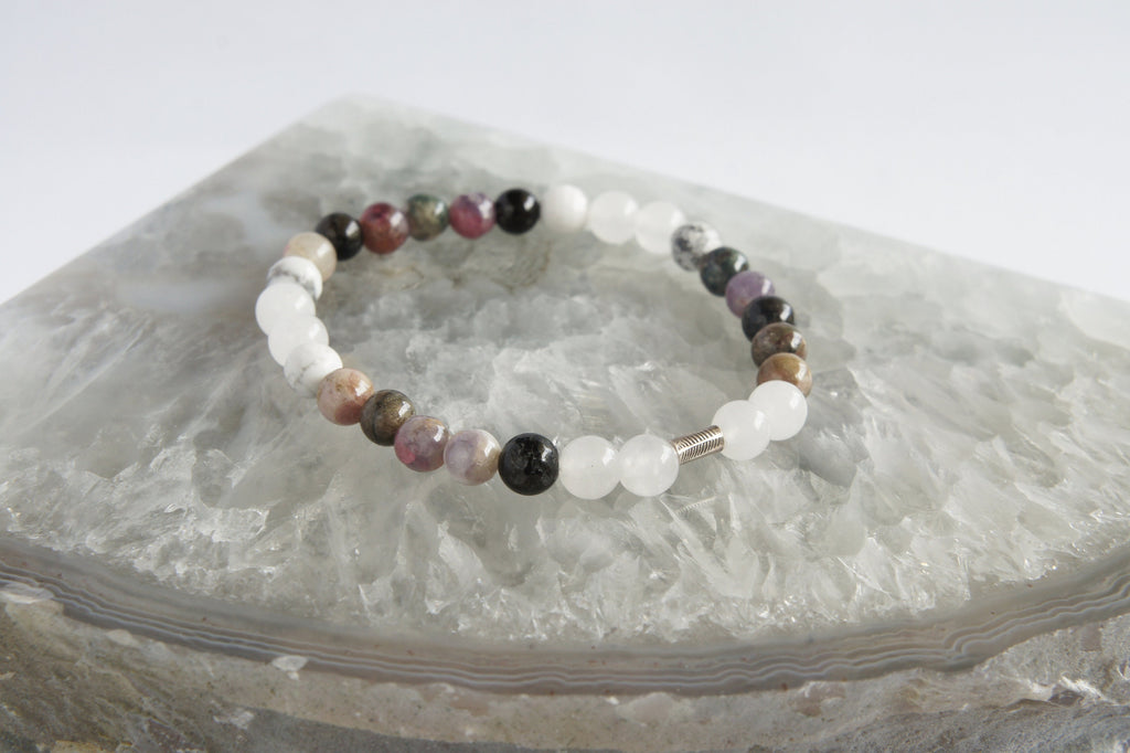 Spirit Feather I Am Patient Beaded Bracelet