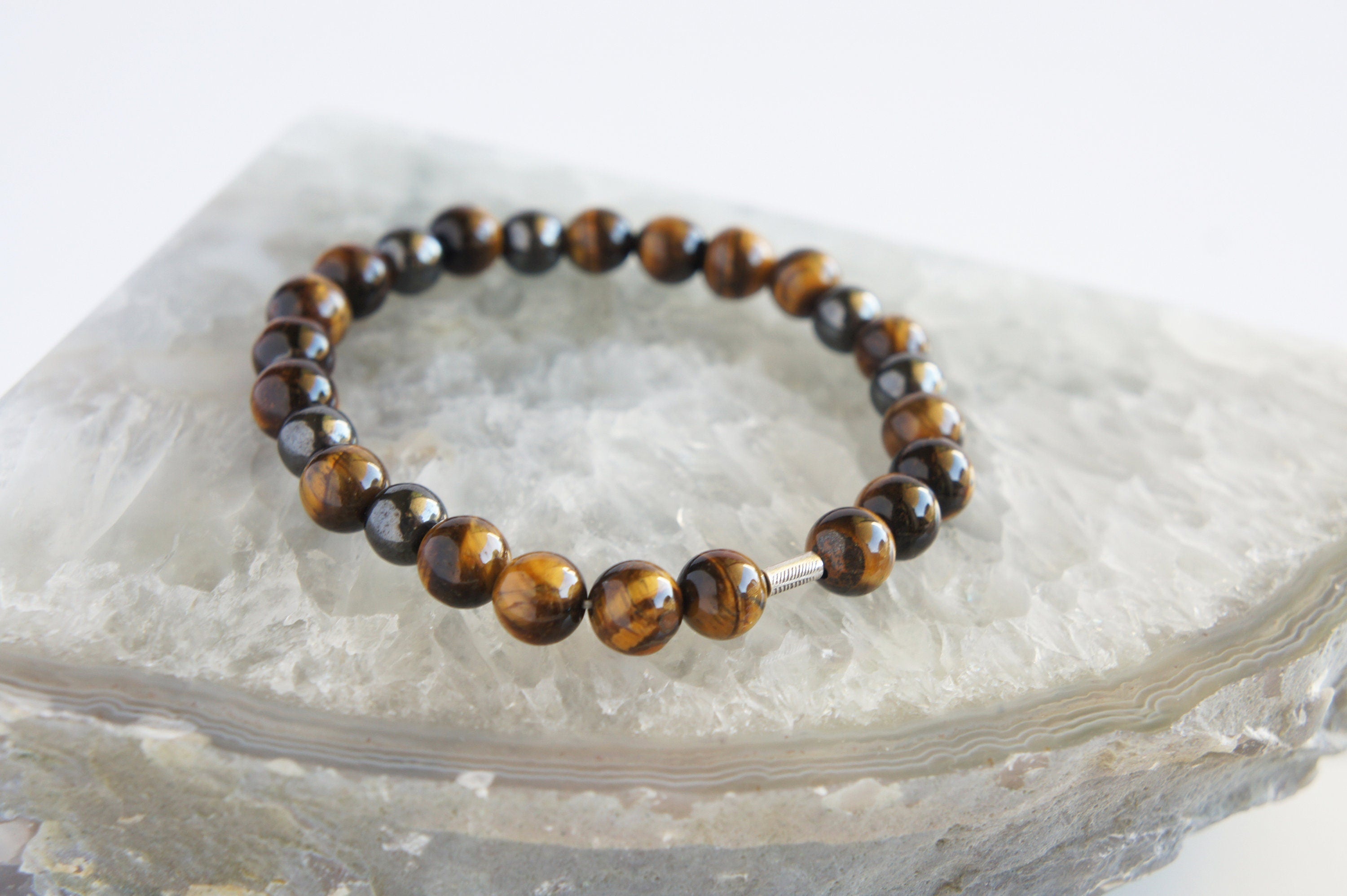 Spirit Feather Male Empowerment Beaded Bracelet