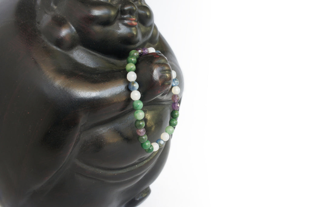 Spirit Feather Breathe Beaded Bracelet